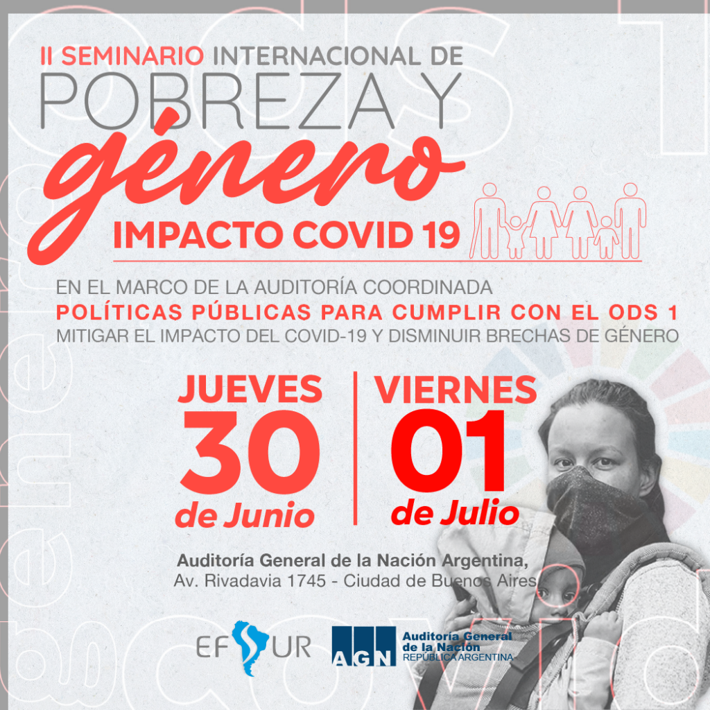 Flyer II Seminario Internacional de Pobreza y Género, impacto Covid-19
